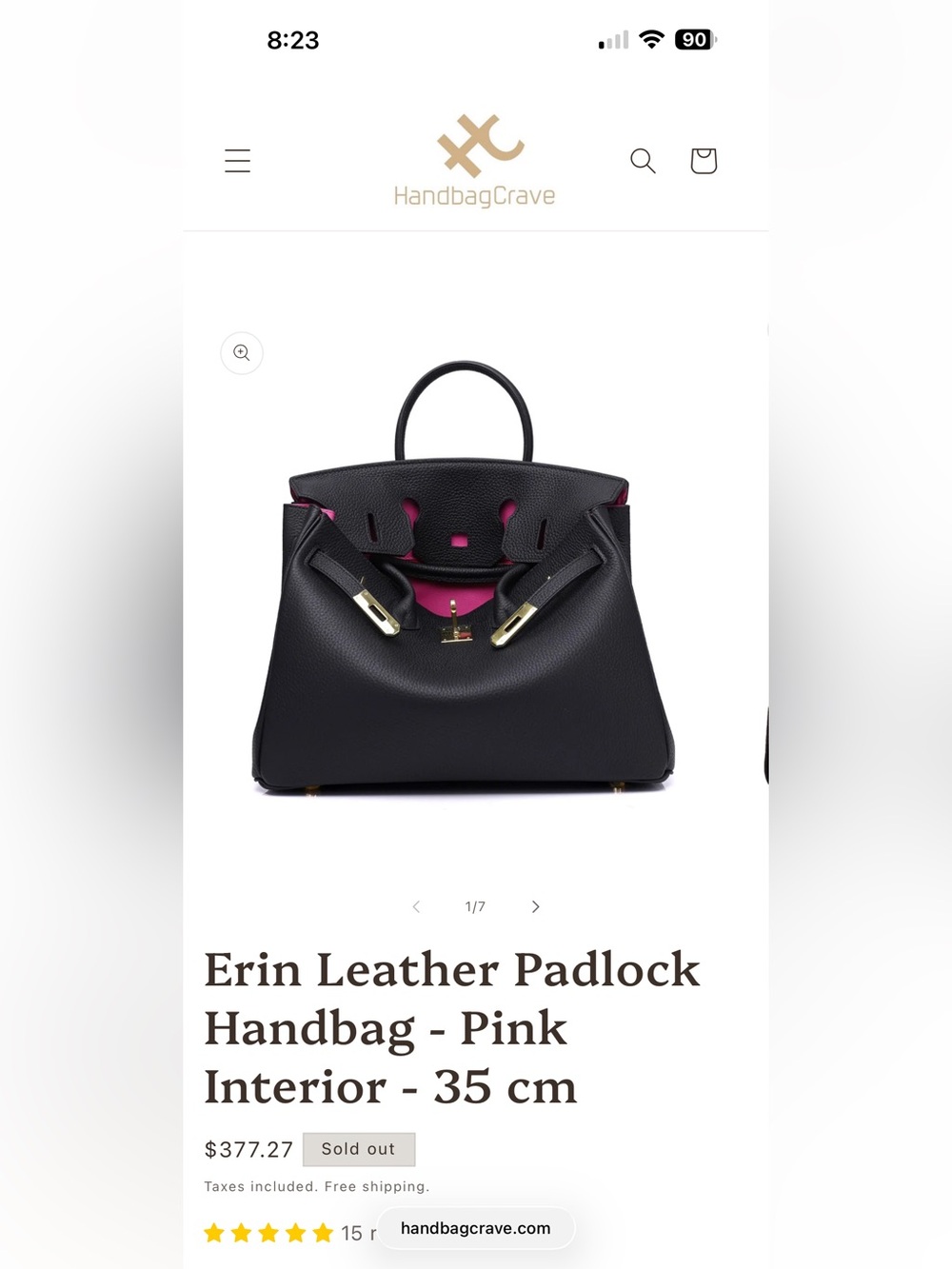 Top Handle Handbag - Picture 2 of 8
